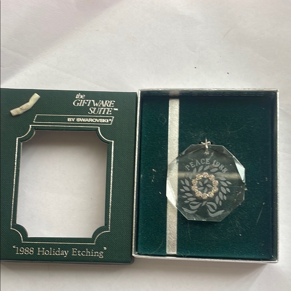 Swarovski Crystal Peace Ornament